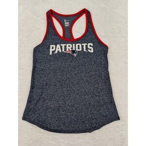 NFL Team Apparel New England Patriots Tank Top Women's XL Racerback Athletic Cut